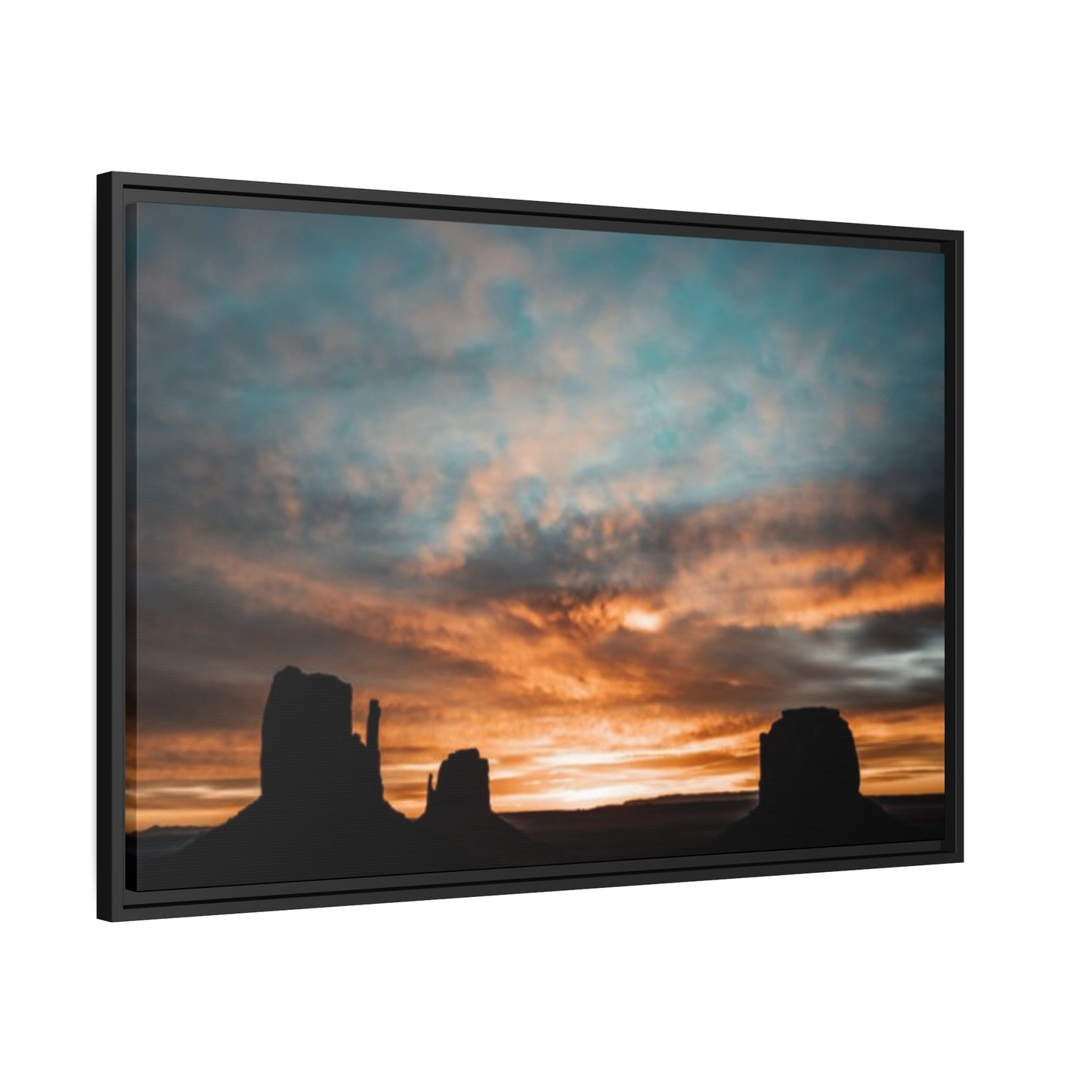 Matte Canvas, Black Frame