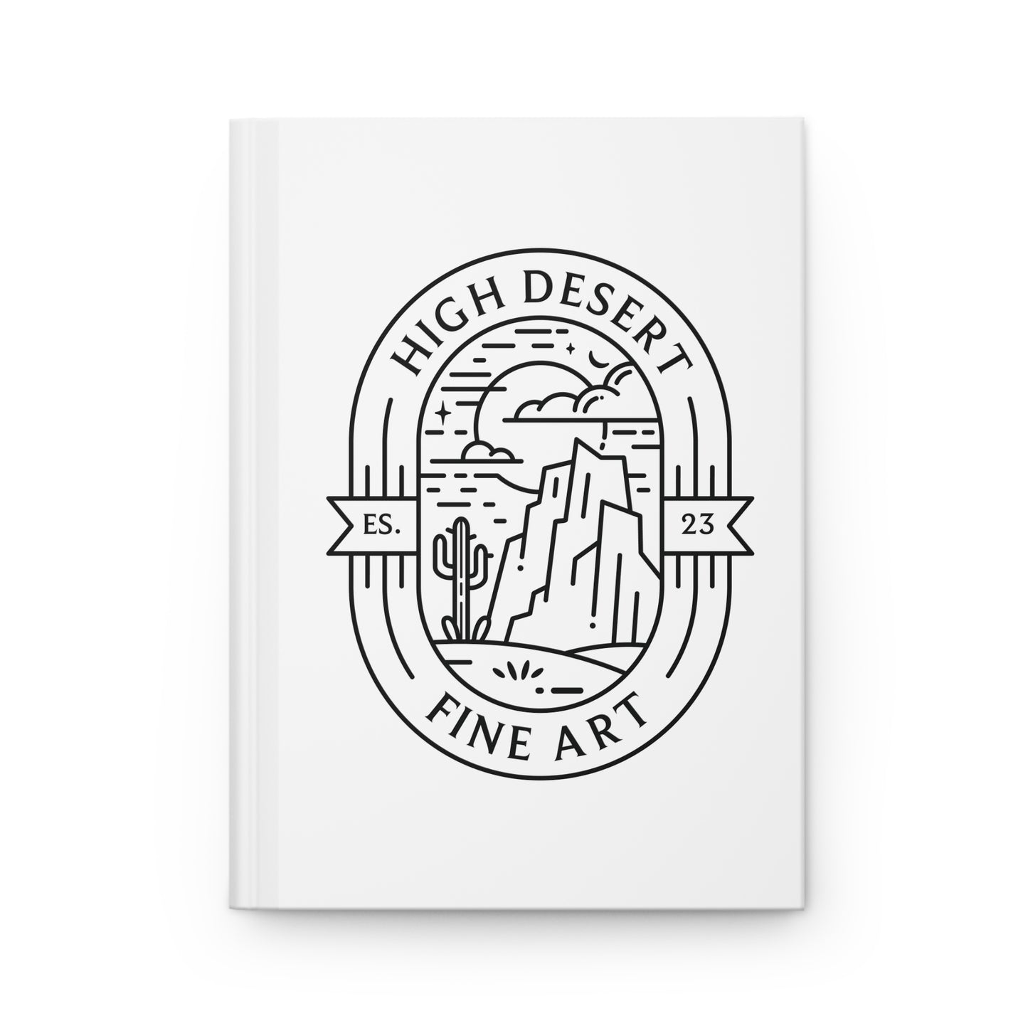 White Essentials Hardcover Journal