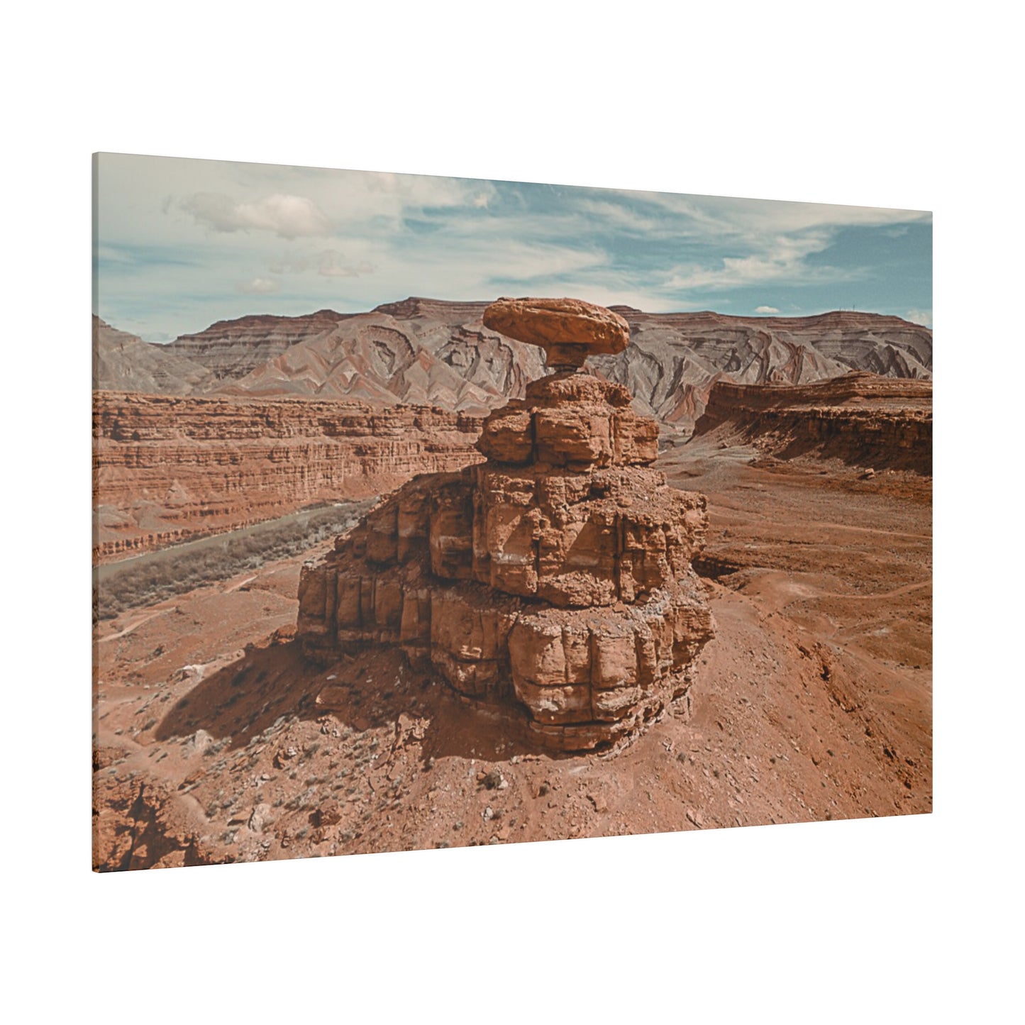 Mexican Hat Matte Canvas, Stretched, 0.75"